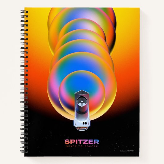 Spitzer Space Telescope Poster. Notitieboek (Voorkant)