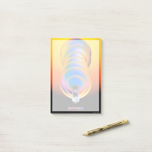 Spitzer Space Telescope Poster. Post-it® Notes (Op bureau)