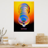 Spitzer Space Telescope Poster. Poster (Keuken)