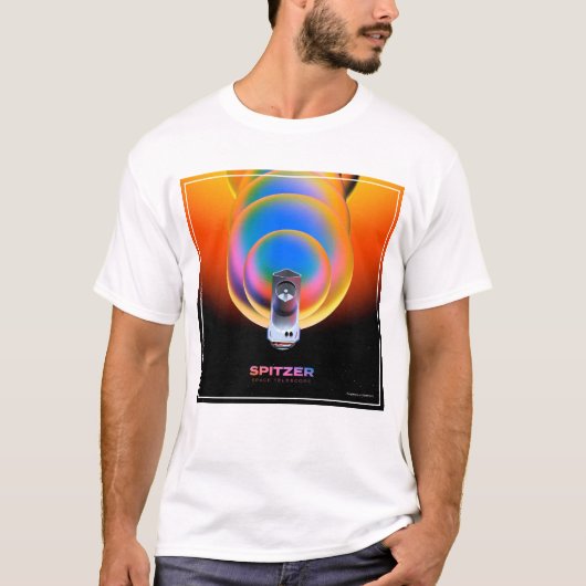Spitzer Space Telescope Poster. T-shirt (Voorkant)