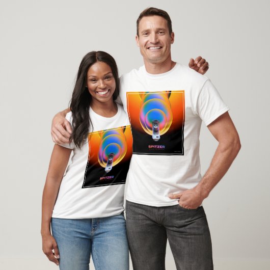 Spitzer Space Telescope Poster. T-shirt (Unisex)
