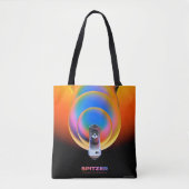 Spitzer Space Telescope Poster. Tote Bag (Voorkant)