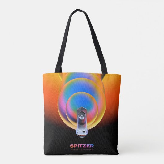 Spitzer Space Telescope Poster. Tote Bag (Achterkant)