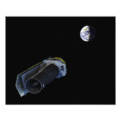 Spitzer wijst zijn hoog-aanwinstenantenne foto afdruk (Voorkant)