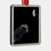 Spitzer wijst zijn hoog-aanwinstenantenne metalen ornament (Rechts)