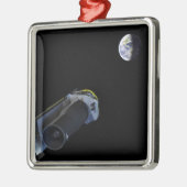 Spitzer wijst zijn hoog-aanwinstenantenne metalen ornament (Links)