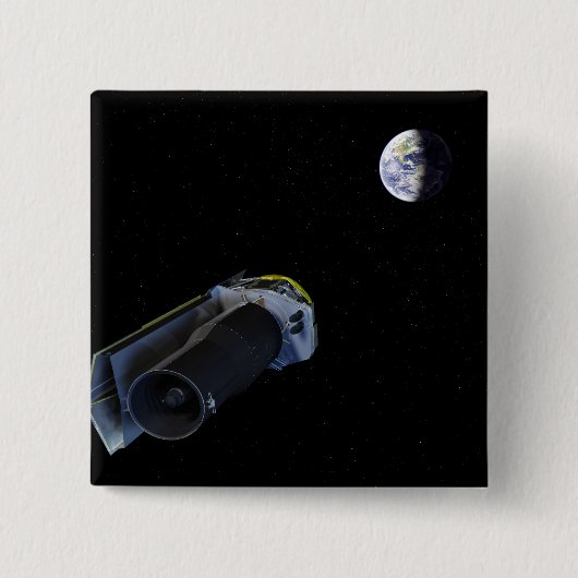 Spitzer wijst zijn hoog-aanwinstenantenne vierkante button 5,1 cm (Voorkant)