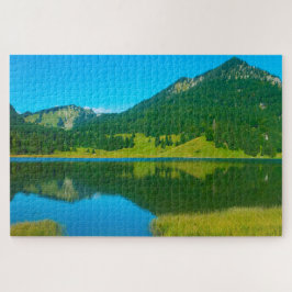 Spitzingsee Beieren Duitsland. Legpuzzel