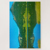 Spitzingsee Beieren Duitsland. Legpuzzel (Verticaal)