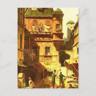 Spitzweg - Kunst & Wetenschap Briefkaart