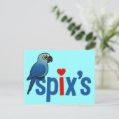Spix's Love Briefkaart (Staand voorkant)