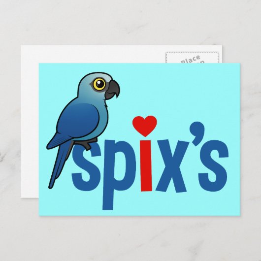 Spix's Love Briefkaart (Voorkant / Achterkant)