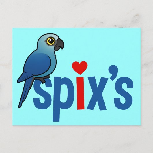 Spix's Love Briefkaart (Voorkant)