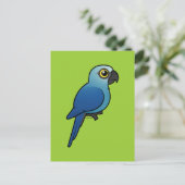 Spix's Macaw Briefkaart (Staand voorkant)