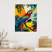 Spix's Macaw - Extinct Wildlife Art Tribute Poster (Keuken)