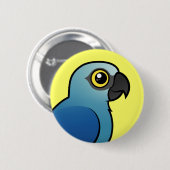 Spix's Macaw Ronde Button 5,7 Cm (Voorkant /achterkant)