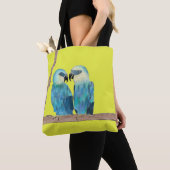 Spix's Macaws op een Canvas tas (Dichtbij)