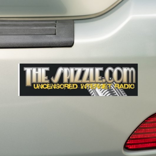Spizzle Mic Bumpersticker (Op auto)
