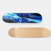 Splash Abstract digitaal fractal Persoonlijk Skateboard (Horizontaal)