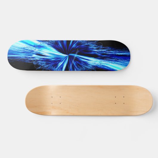 Splash Abstract digitaal fractal Persoonlijk Skateboard (Horizontaal)