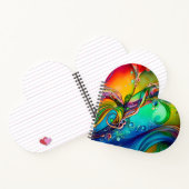 Splash. Abstracte kleurige bubbels Notitieboek (Binnen)