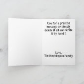 *~* Splash AP94 golfbal Metallic Verjaardag Kaart (Binnen)