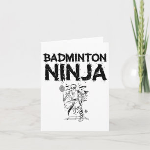 Splash Art Badminton Shuttle Kaart