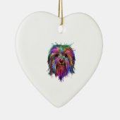Splash Art Havanese Cute Bichon Habanero Gift Keramisch Ornament (Rechts)