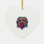 Splash Art Havanese Cute Bichon Habanero Gift Keramisch Ornament (Voorkant)