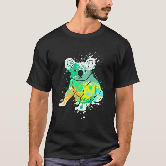 Splash Art Koala Beer Pullover Hoodie (Voorkant)