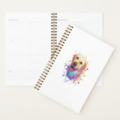 Splash Art Labrador Retriever Lab Gift Mannen Vrou Planner (Display)