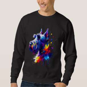 Splash Art Schotse Terriër Scottie Terriërs Trui