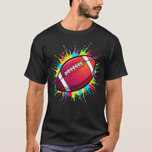 Splash Art Vintage Stadion T-shirt (Voorkant)