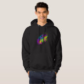 Splash Art Vis Gevist Hoodie (Voorkant volledig)