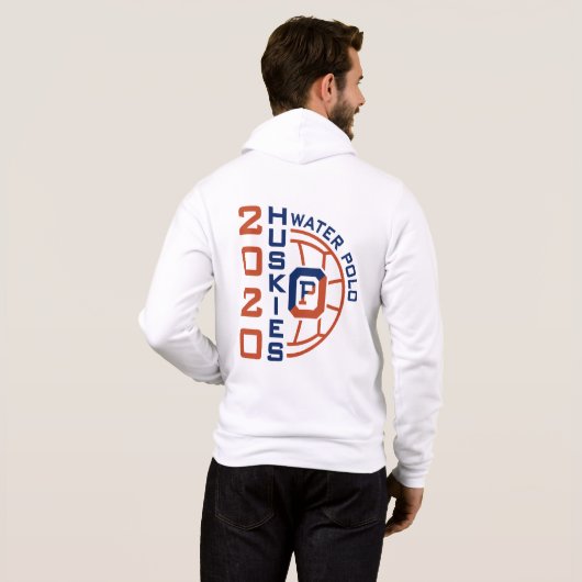 Splash Ball (Huskies 2020) Hoodie (Achterkant volledig)
