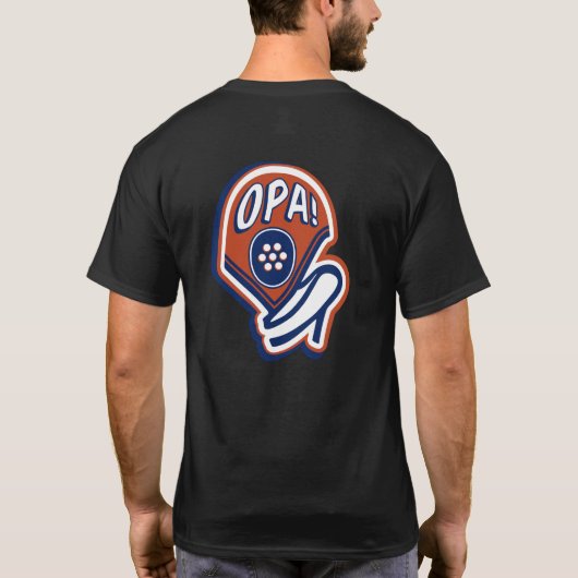 Splash Ball (OPA-Pet) Donker T-shirt (Achterkant)