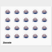 Splash Ball Ronde Sticker (Vel)