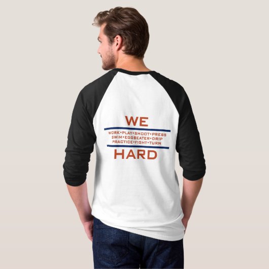 Splash Ball (WE HARD) T-shirt (Achterkant volledig)