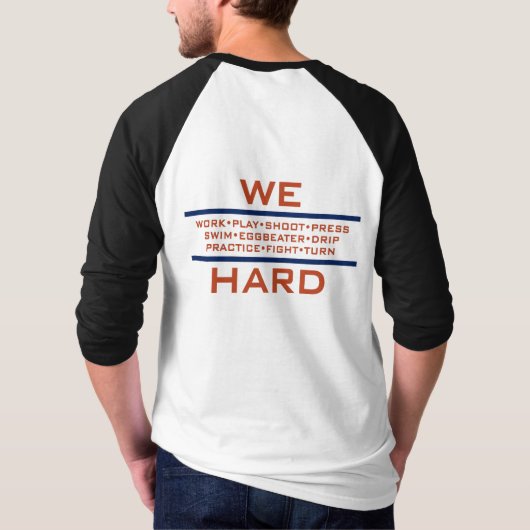 Splash Ball (WE HARD) T-shirt (Achterkant)