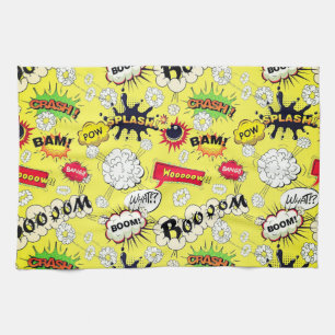 Splash ,Bam, Boom keukenhanddoek