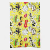 Splash ,Bam, Boom keukenhanddoek (Verticaal)