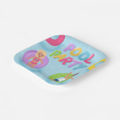 Splash Bash Kids Pool Party Birthday Papieren Bordje (Gebogen)
