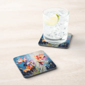 Splash Bloemenkunst Bier Onderzetter (Rechterzijde)