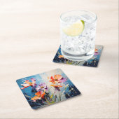 Splash Bloemenkunst Kartonnen Onderzetters (Insitu)