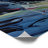 Splash Bloemenkunst Poster (Hoek)