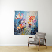 Splash Bloemenkunst Wandkleed (In situ)