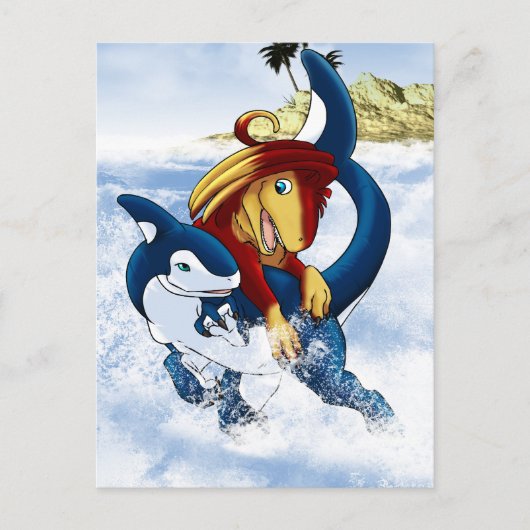 Splash. Briefkaart (Voorkant)