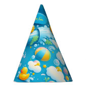 Splash Bubbles Zomer Eend Schuim 1e Verjaardag Feesthoedjes (Rechts)