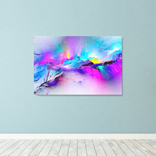 Splash Canvas Afdruk (Insitu (Houten vloer))
