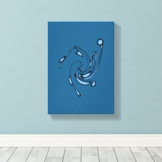 Splash Canvas Afdruk (Insitu (Houten vloer))